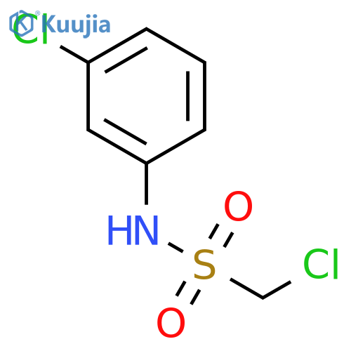 Methanesulfonamide, 1-chloro-N-(3-chlorophenyl)- structure