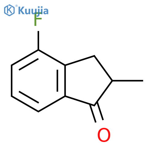 4-Fluoro-2-methyl-2,3-dihydro-1H-inden-1-one structure