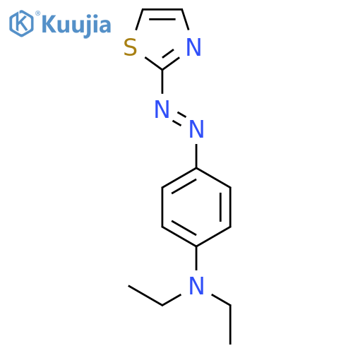 Benzenamine,N,N-diethyl-4-[2-(2-thiazolyl)diazenyl]- structure