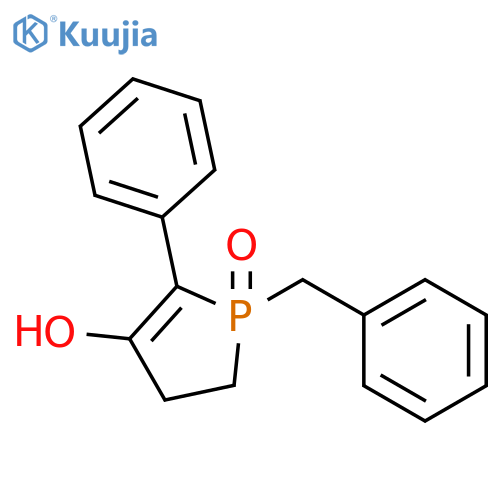 1H-Phosphol-3-ol,4,5-dihydro-2-phenyl-1-(phenylmethyl)-, 1-oxide structure