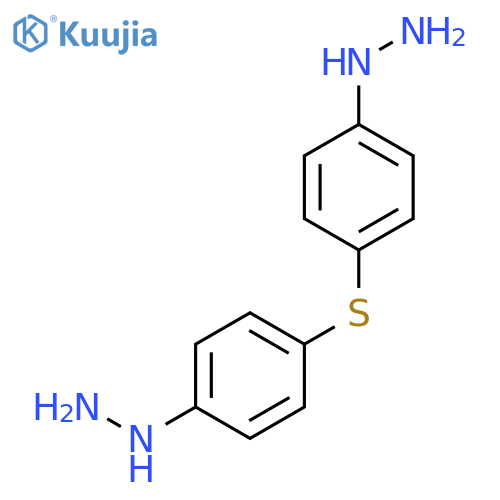 HYDRAZINE, 1,1'-(THIODI-4,1-PHENYLENE)BIS- structure