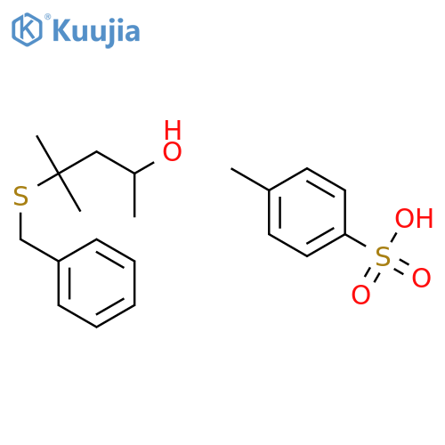 2-PENTANOL, 4-METHYL-4-[(PHENYLMETHYL)THIO]-, 4-METHYLBENZENESULFONATE structure