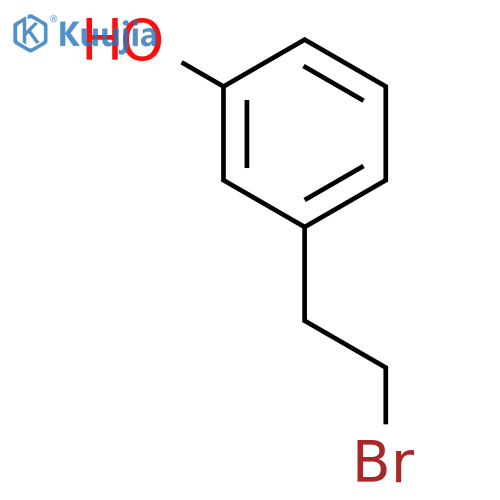 3-(2-bromoethyl)phenol structure