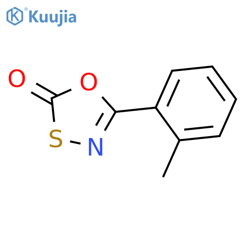 1,3,4-Oxathiazol-2-one, 5-(2-methylphenyl)- structure
