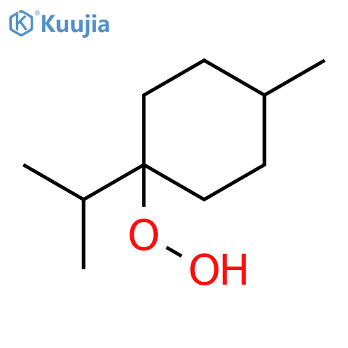 Hydroperoxide,4-methyl-1-(1-methylethyl)cyclohexyl (9CI) structure