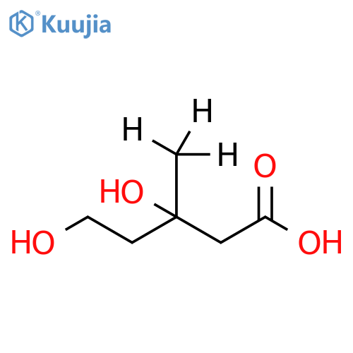 D,L-Mevalonic Acid-d3 structure