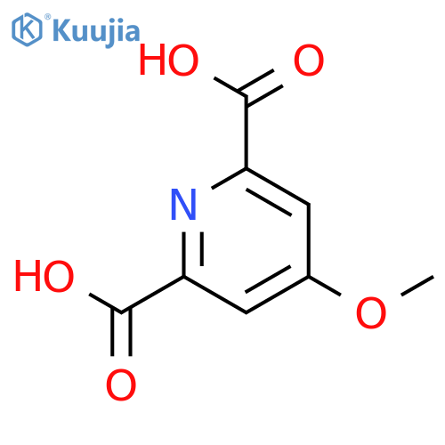4-methoxypyridine-2,6-dicarboxylic acid structure