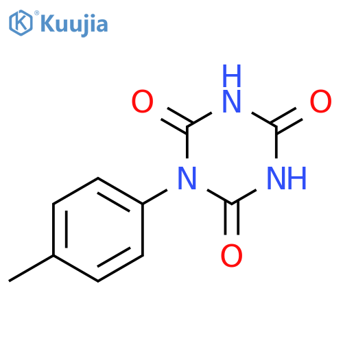 1,3,5-Triazine-2,4,6(1H,3H,5H)-trione, 1-(4-methylphenyl)- structure
