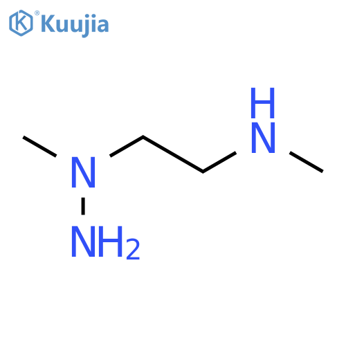 Ethanamine, N-methyl-2-(1-methylhydrazino)- structure