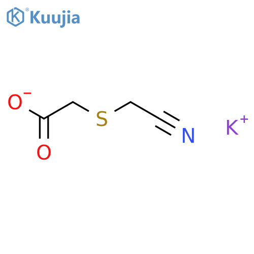 Potassium(cyanomethyl)thioacetate structure