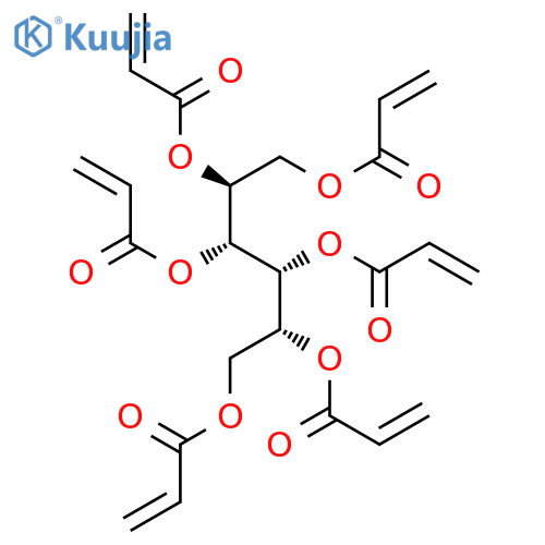 D-GLUCITOL, HEXA-2-PROPENOATE structure