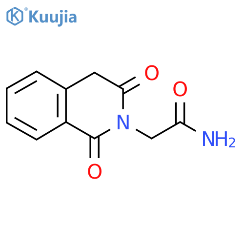 2-[1,3-Dioxo-3,4-dihydro-2(1H)-isoquinolinyl]acetamide structure