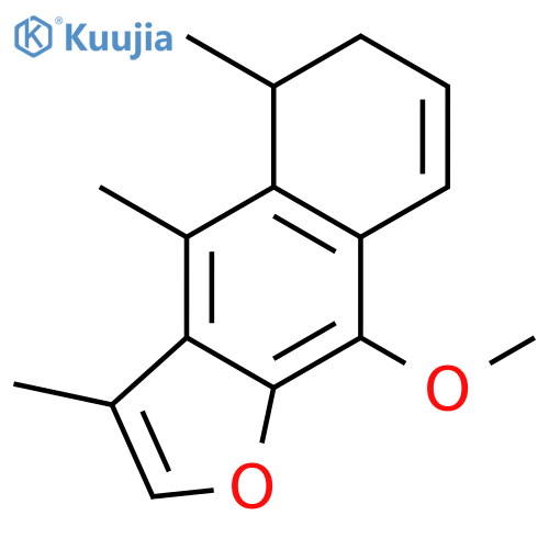 Naphtho[2,3-b]furan,5,6-dihydro-9-methoxy-3,4,5-trimethyl-, (5S)- structure