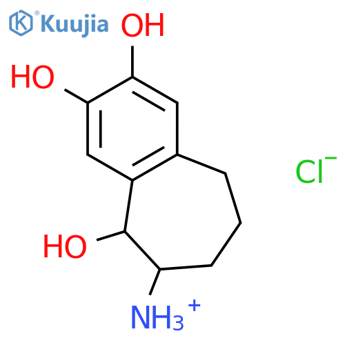 (5S,6R)-2,3,5-trihydroxy-6,7,8,9-tetrahydro-5H-benzo[7]annulen-6-aminium chloride structure