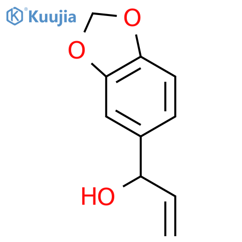 1-(1,3-dioxaindan-5-yl)prop-2-en-1-ol structure