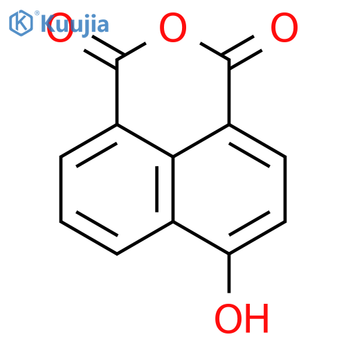 4-hydroxy-1,8-naphthalenedicarboxylic anhydride structure