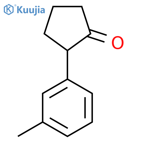2-(3-Methylphenyl)cyclopentan-1-one structure