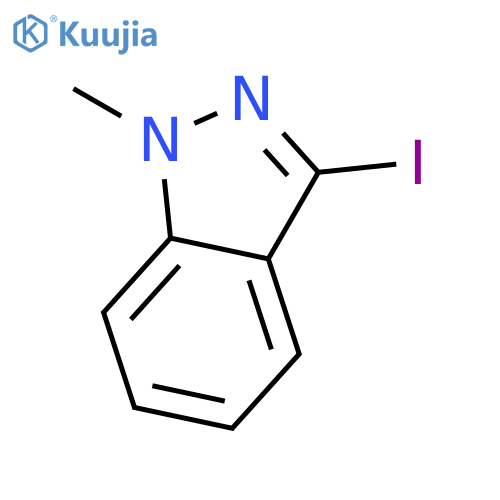 3-Iodo-1-methyl-1H-indazole structure