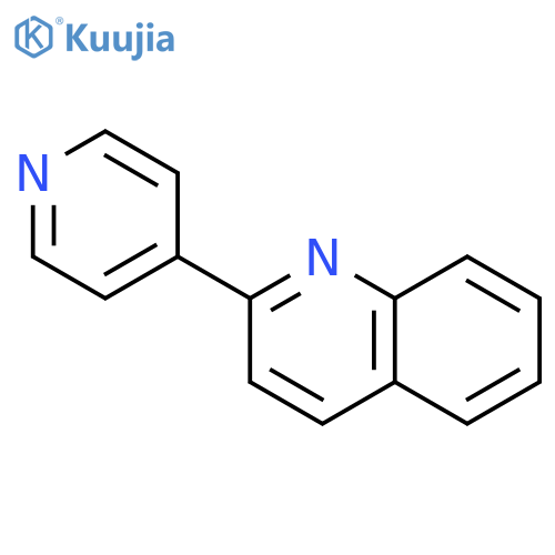 QUINOLINE, 2-(4-PYRIDINYL)- structure