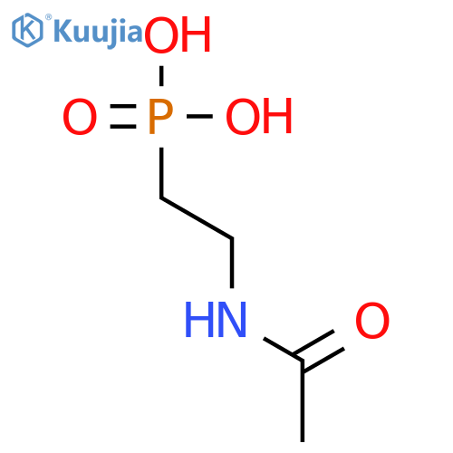 (2-acetamidoethyl)phosphonic acid structure