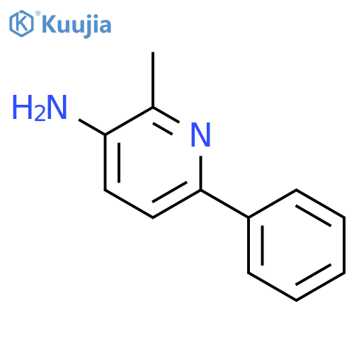 3-PYRIDINAMINE, 2-METHYL-6-PHENYL- structure