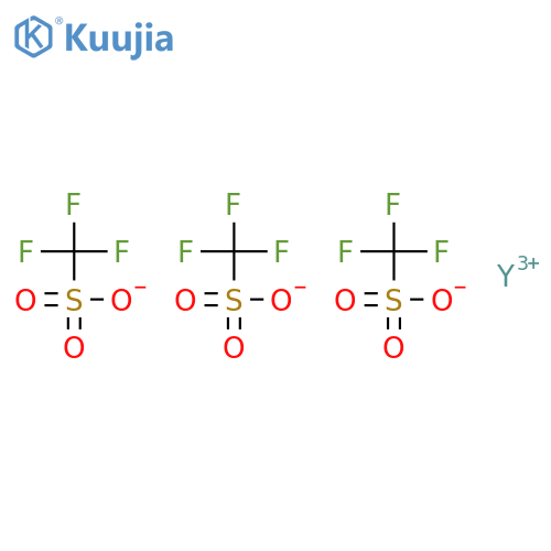 Yttrium(III) trifluoromethanesulfonate structure