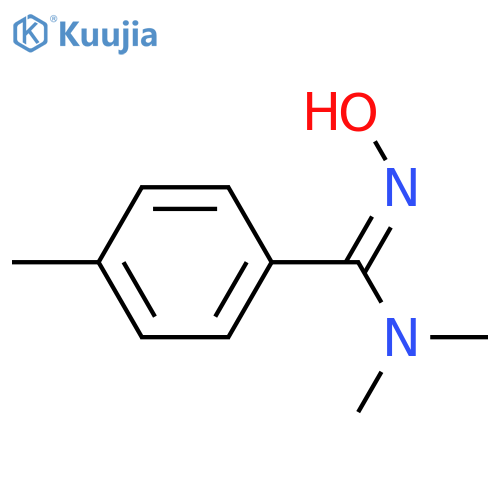 BENZENECARBOXIMIDAMIDE, N'-HYDROXY-N,N,4-TRIMETHYL- structure