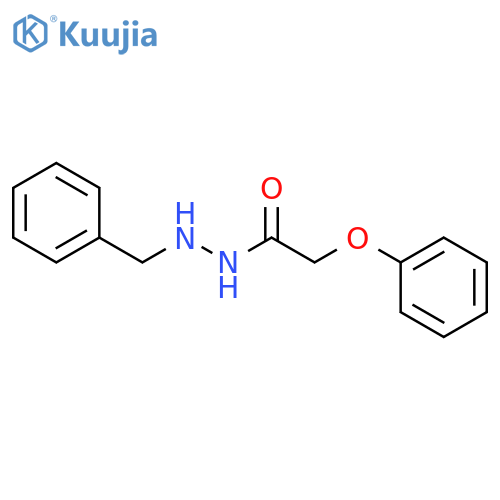 Acetic acid, phenoxy-, 2-(phenylmethyl)hydrazide structure