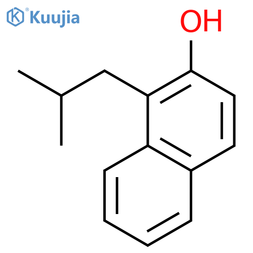 2-NAPHTHALENOL, 1-(2-METHYLPROPYL)- structure