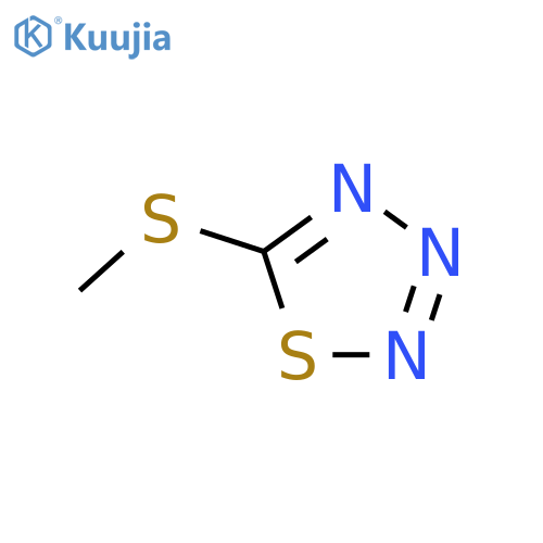 1,2,3,4-Thiatriazole, 5-(methylthio)- structure