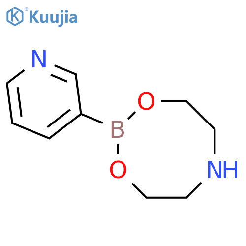 tetrahydro-2-(3-pyridinyl)-4H-1,3,6,2-Dioxazaborocine structure