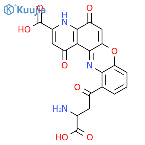 5H-Pyrido[3,2-a]phenoxazine-11-butanoicacid, a-amino-3-carboxy-1-hydroxy-g,5-dioxo- structure