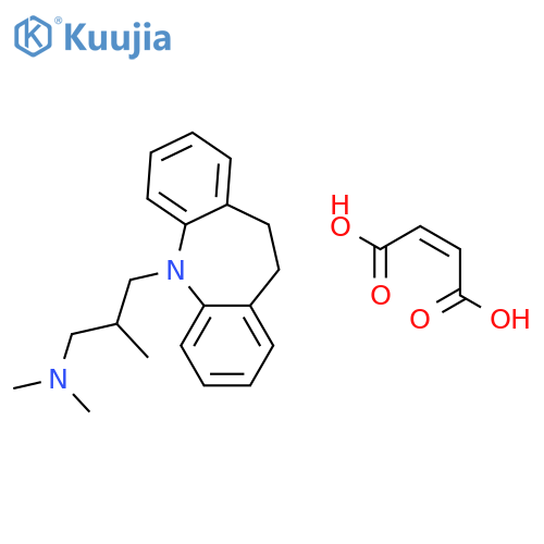 Trimipramine maleate structure