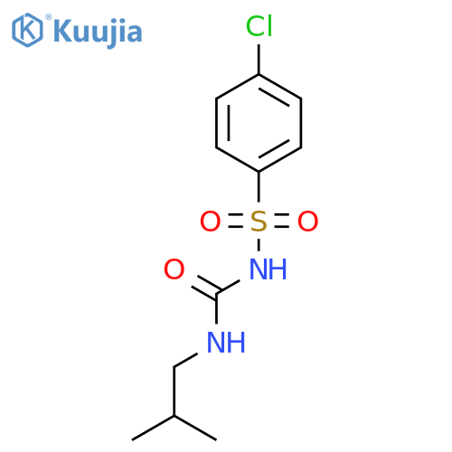 4-chloro-N-[(2-methylpropyl)carbamoyl]benzenesulfonamide structure