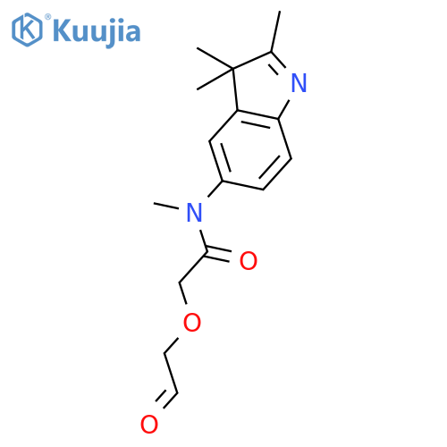 ACETAMIDE, N-METHYL-2-(2-OXOETHOXY)-N-(2,3,3-TRIMETHYL-3H-INDOL-5-YL)- structure