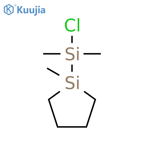 Silacyclopentane, 1-(chlorodimethylsilyl)-1-methyl- structure