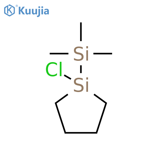 SILACYCLOPENTANE, 1-CHLORO-1-(TRIMETHYLSILYL)- structure