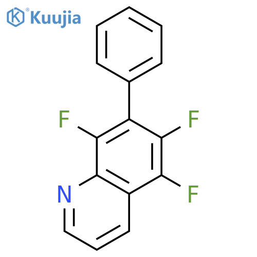 QUINOLINE, 5,6,8-TRIFLUORO-7-PHENYL- structure
