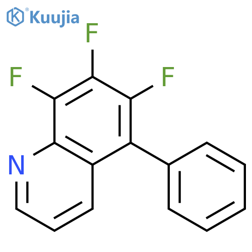 QUINOLINE, 6,7,8-TRIFLUORO-5-PHENYL- structure