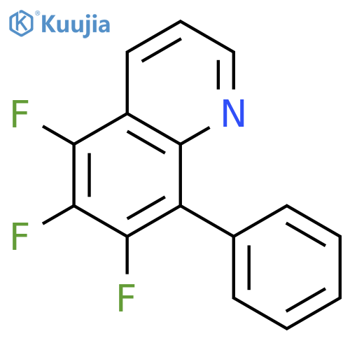 Quinoline, 5,6,7-trifluoro-8-phenyl- structure