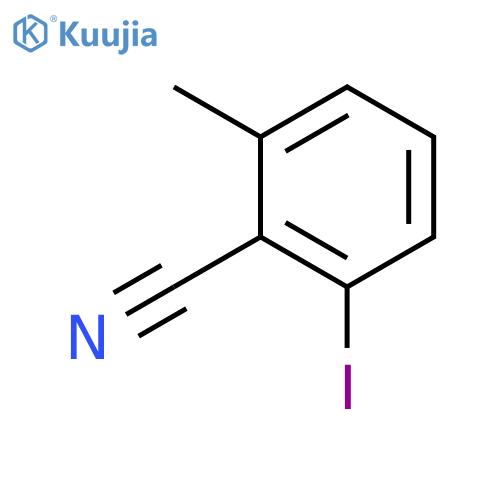 2-iodo-6-methylbenzonitrile structure