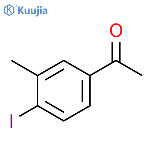1-(4-Iodo-3-methylphenyl)ethan-1-one structure