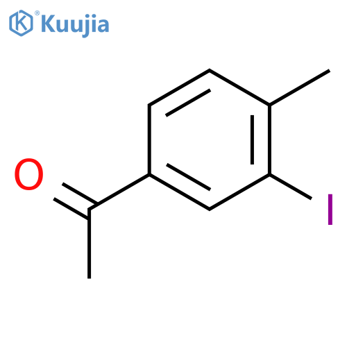1-(3-Iodo-4-methylphenyl)ethanone structure