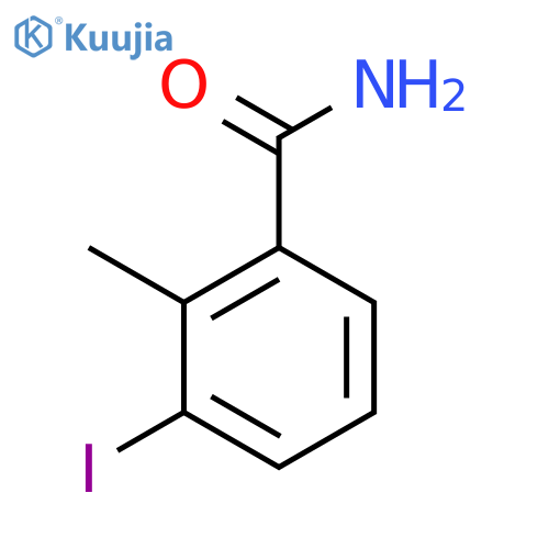3-Iodo-2-methylbenzamide structure