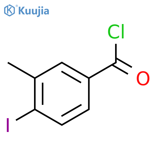 Benzoyl chloride, 4-iodo-3-methyl- structure