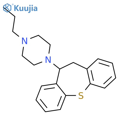 PIPERAZINE, 1-(10,11-DIHYDRODIBENZO[B,F]THIEPIN-10-YL)-4-PROPYL- structure