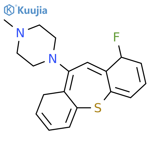 PIPERAZINE, 1-(1-FLUORODIBENZO[B,F]THIEPIN-10-YL)-4-METHYL- structure