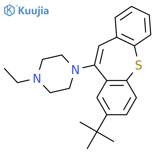 PIPERAZINE, 1-[8-(1,1-DIMETHYLETHYL)DIBENZO[B,F]THIEPIN-10-YL]-4-ETHYL- structure