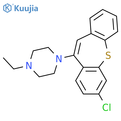 PIPERAZINE, 1-(7-CHLORODIBENZO[B,F]THIEPIN-10-YL)-4-ETHYL- structure