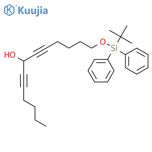 5,8-TRIDECADIYN-7-OL, 1-[[(1,1-DIMETHYLETHYL)DIPHENYLSILYL]OXY]- structure